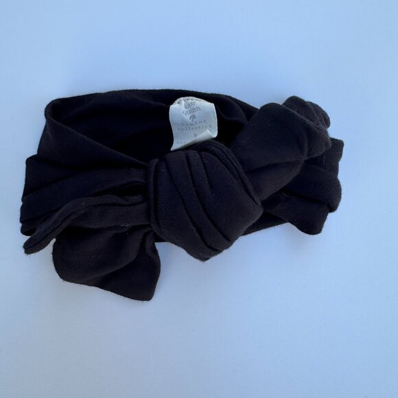 Kate Quinn Head Bow Set | Cotton Jersey, 2-Pack | Purple & Black | 0–6M (S) - Picture 2 of 3